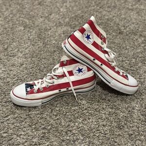 Converse Stars and Stripes High-Tops 7.5 Mens